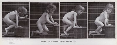 De menselijke figuur in beweging: Geselecteerde fasen uit serie 86 door Eadweard Muybridge