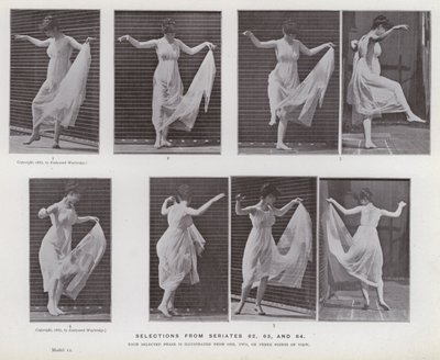 Het menselijk lichaam in beweging: Selecties uit series 62, 63 en 64 door Eadweard Muybridge