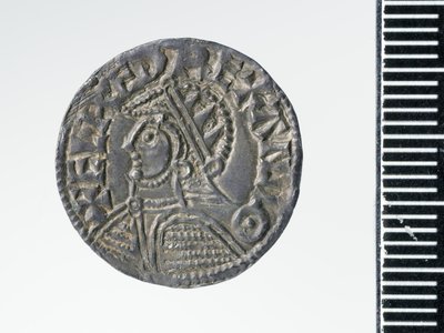 Penny van Æthelred II, London mint, 978 (zilver) (voorzijde van 3706819) door Ealdgar Ealdgar