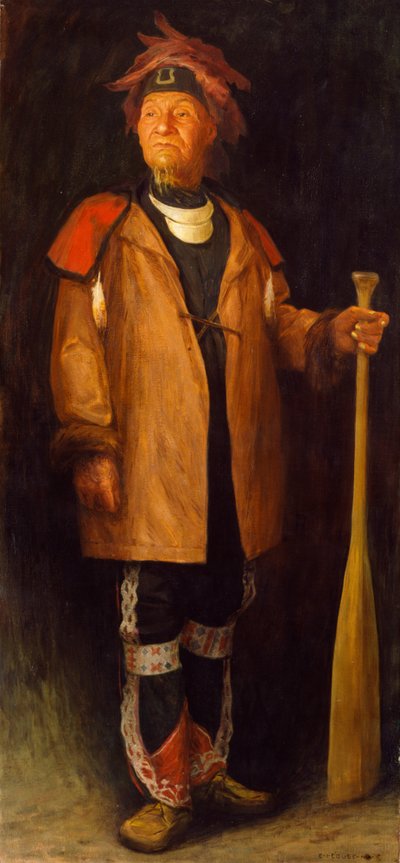 Hoofdman Shoppenegons, 1910 door Eanger Irving Couse
