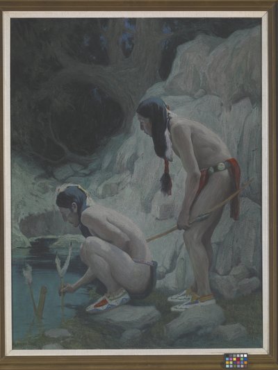 Heilige wateren door Eanger Irving Couse