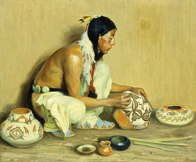 De Pottenbakker door Eanger Irving Couse