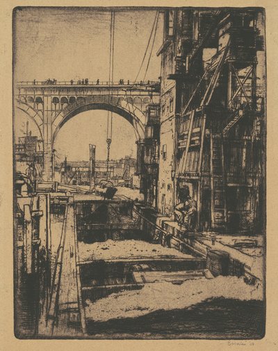 Viaduct, Kolenzakken door Earl Horter