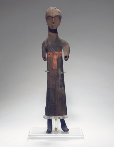 Gesneden figuur van een bediende, 475-221 v.Chr. door Eastern Zhou Dynasty Chinese School