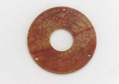 Ornamentale schijf, 4e-3e eeuw v.Chr. door Eastern Zhou Dynasty Chinese School
