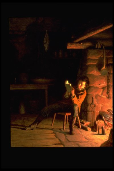 De jeugd van Lincoln door Eastman Johnson
