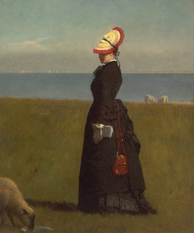 Lammetjes, Nantucket door Eastman Johnson