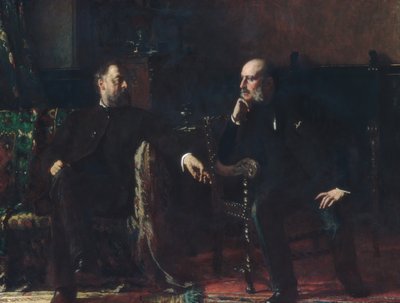 De financieringswet, 1881 door Eastman Johnson