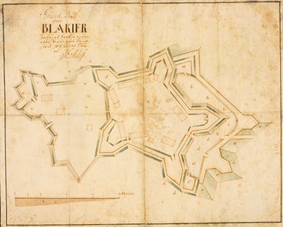 Grondplan van Blakier door Eckleff