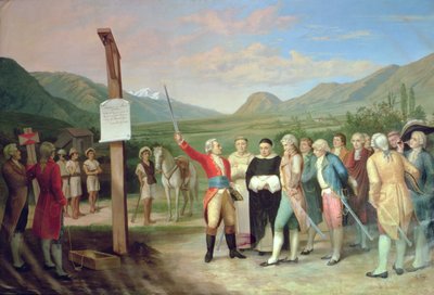 Stichting van de stad San Miguel de Ibarra in 1606 door Ecuadorian School