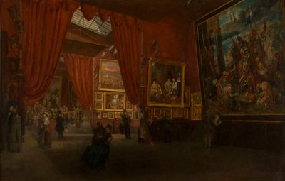 Tentoonstelling van werken van Eugène Delacroix, in de Martinet-galerij, boulevard des..., 1864 door Ed. Albertini