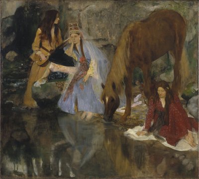 Portret van Juffrouw Fiocre in het Ballet La Source door Edgar Degas