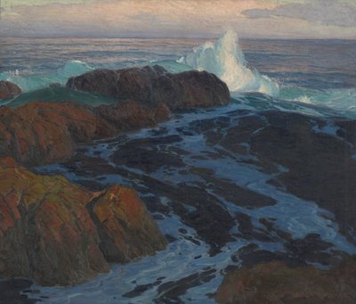De Rusteloze Zee, c.1917 door Edgar Alwin Payne