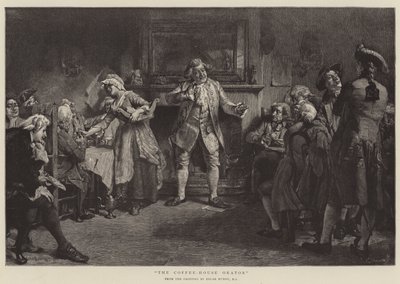 De Spreker in het Koffiehuis door Edgar Bundy