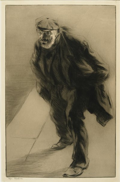 Werkloos door Edgar Chahine
