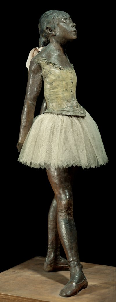 14 jaar oud of grote danser gekleed door Edgar Degas