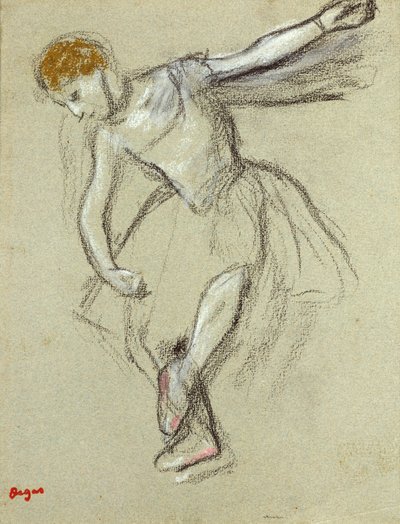 Een Danseres in Profiel door Edgar Degas