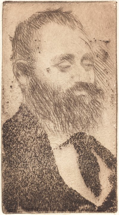 Alphonse Hirsch door Edgar Degas