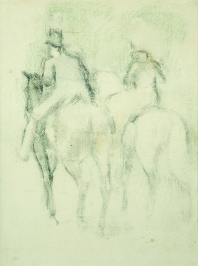 Amazone en Ruiter door Edgar Degas