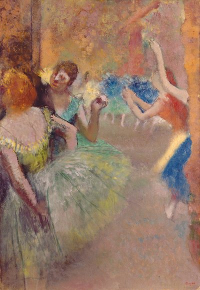 Balletscène door Edgar Degas