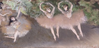 Balletscène door Edgar Degas