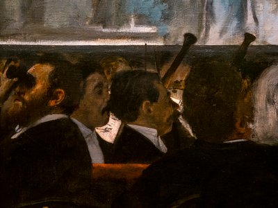 Ballet van Robert de Duivel (detail). 1876. Olie op doek. door Edgar Degas