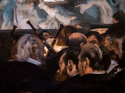 Ballet van Robert de Duivel (detail). 1876. Olieverf op doek. door Edgar Degas