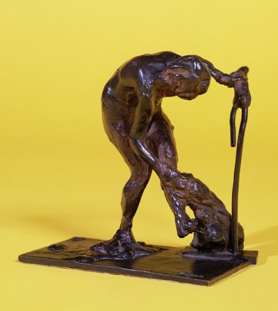Buigende danser door Edgar Degas
