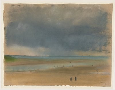 Aan zee door Edgar Degas