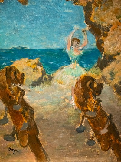 Danseres. Balletscène. 1891 door Edgar Degas