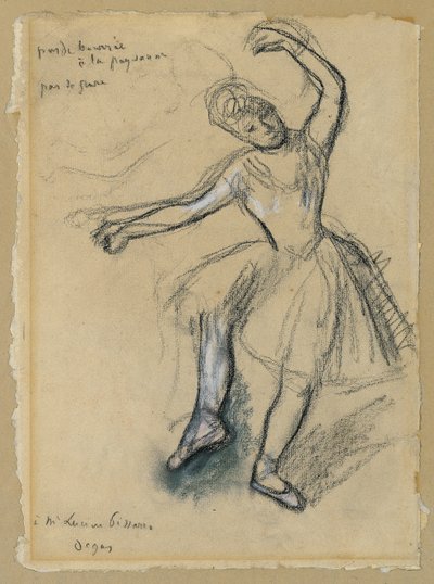 Danseres; Danseuse, 1880s door Edgar Degas