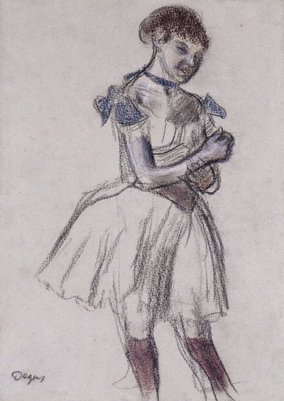 Danseres, ca. 1880 door Edgar Degas