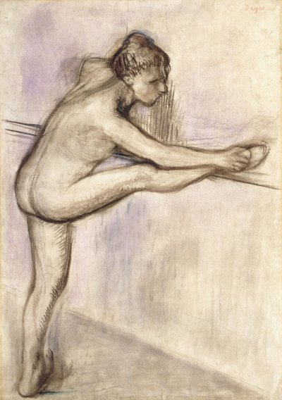 Danseres aan de bar, 1884-1888 door Edgar Degas
