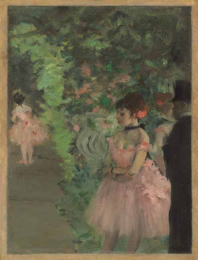 Dansers Achter de Schermen door Edgar Degas