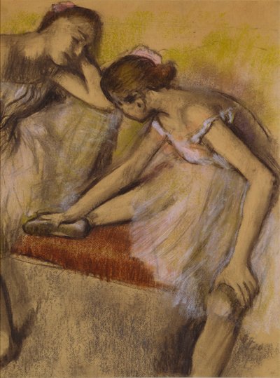 Dansers in rust, ca. 1898 door Edgar Degas