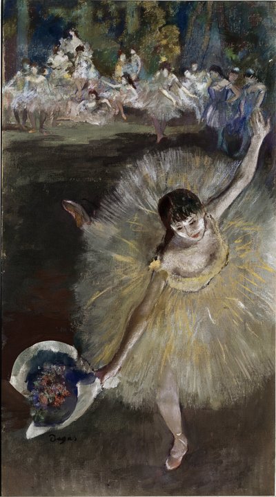 Dansend meisje door Edgar Degas