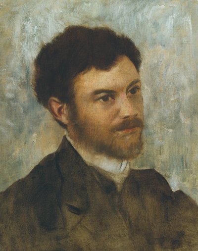 Degas - Portret van een man, circa 1868-1872, L 195 door Edgar Degas