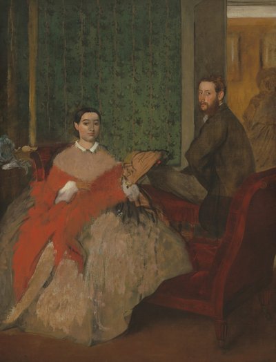 Edmondo en Thérèse Morbilli door Edgar Degas