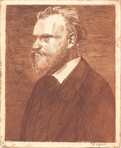 Edouard Manet, busteportret door Edgar Degas