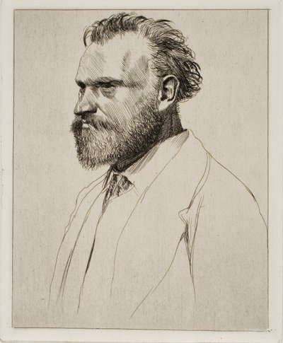 Edouard Manet, borstbeeldportret door Edgar Degas