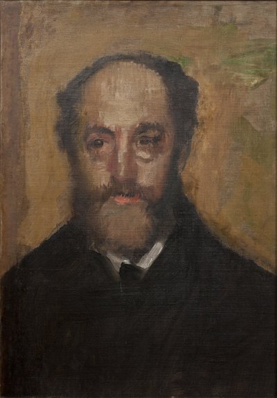 Portret van de kunstcriticus Emile Durand-Greville (1838-1914) door Edgar Degas