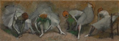 Fries van Dansers door Edgar Degas