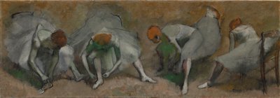 Fries van dansers, ca. 1895 door Edgar Degas