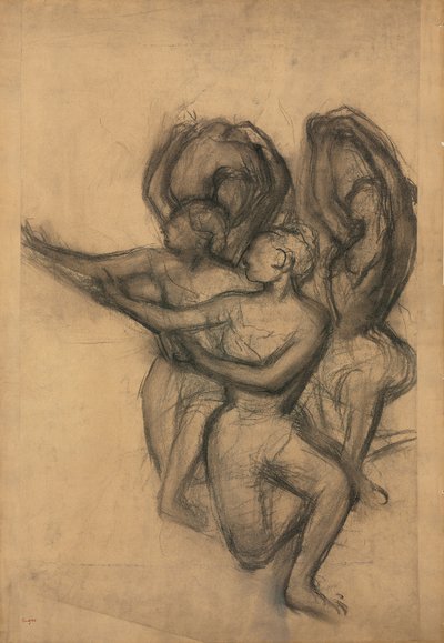 Groep Dansers, ca. 1895-1900 door Edgar Degas