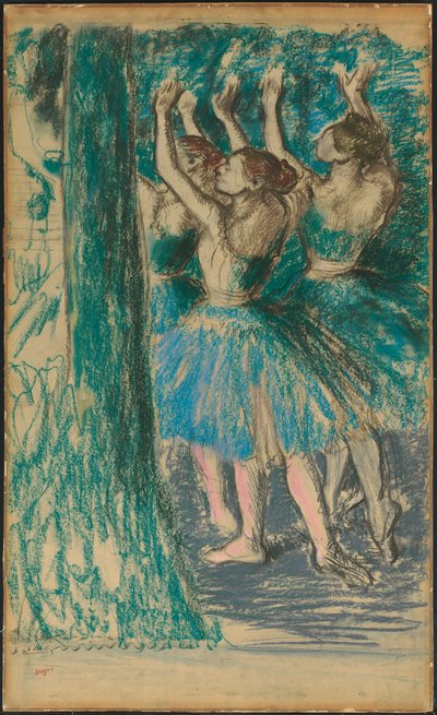 Groep dansers door Edgar Degas