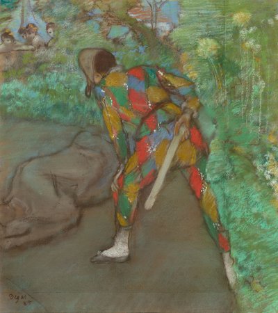 Harlekijn door Edgar Degas