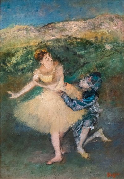 Harlekijn en Colombine door Edgar Degas
