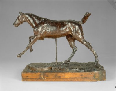 Paard galopperend op de rechtervoet door Edgar Degas