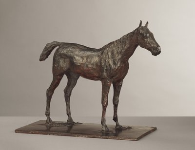 Staand paard, gemodelleerd ca. 1870s, gegoten 1919-21 door Edgar Degas