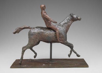 Paard en Ruiter door Edgar Degas